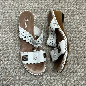 Rieker sandals white size  40